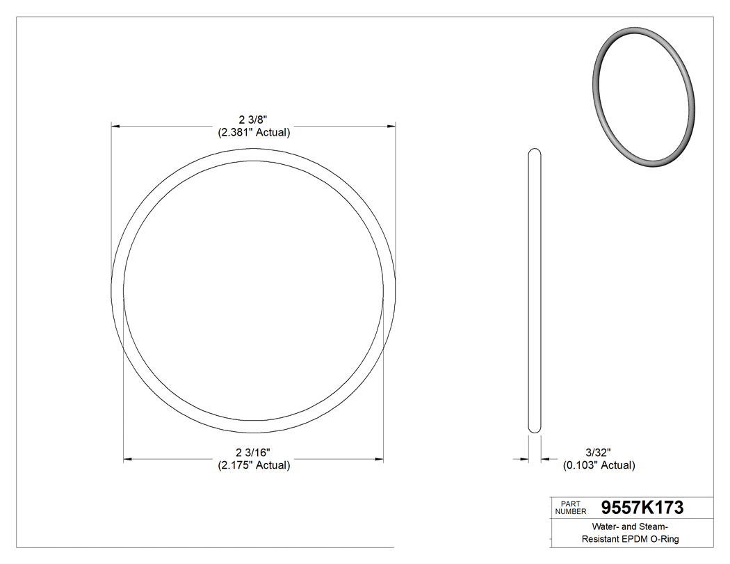 Technical drawing - 9557K173